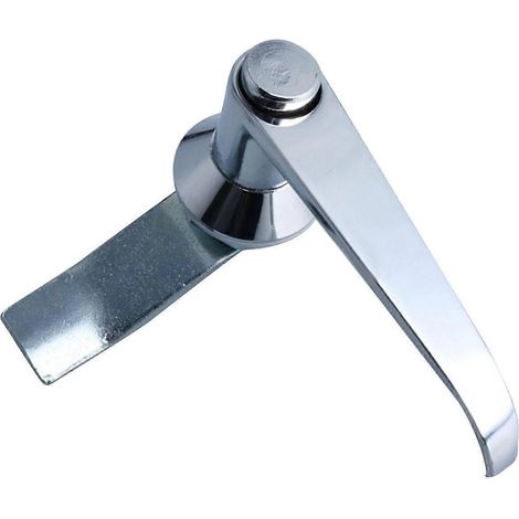 Poignée de porte d'armoire verrouillable de remplacement, poignée robuste à came pour armoires de commande, type à clé, taille : bouton (1/4)