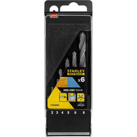 Stanley - Set de forets à métaux 6 pièces STA56003-QZ