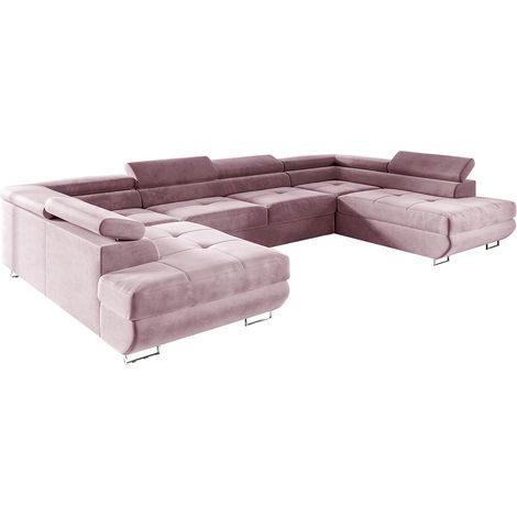 Wilson Rose 5-Sitzer U-Sofa mit Bettkasten
