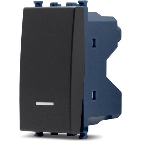 INTERRUTTORE UNIPOLARE SPIA SUN-T5 961N NERO