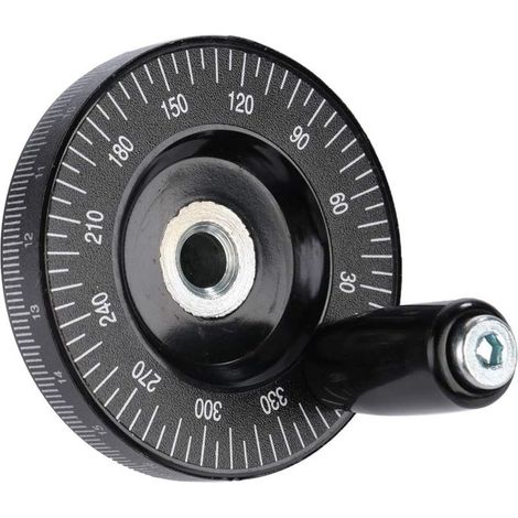 Volant en bakélite, volant avec poignée de fraisage pleine, diamètre intérieur 8 mm, diamètre extérieur 63 mm (1/5)