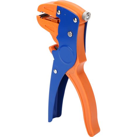 Pince à dénuder HS-700D, outil multifonction bec de canard pour câbles 0,25-6,0mm², dénudeur manuel fil électrique, pince à sertir et couper (1/5)