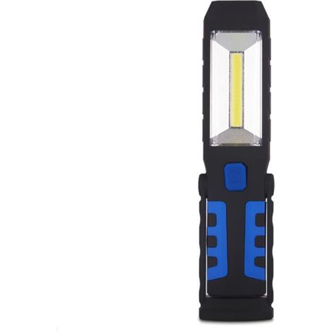 Lampe De Travail Mains Libres - 3+1 Cob - Rotation 180 Degres - Pour Bricolage Camping Peche Bateau - 155 X 40 X 30 Mm (1/5)