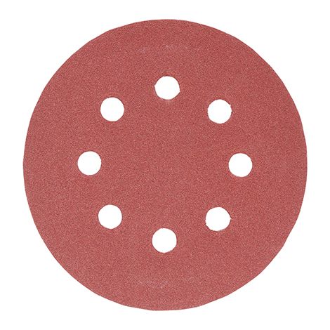 TIMCO Random Orbital Sanding Discs 180 Grit Red - 125mm