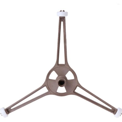 Support de Plateau en Forme de Triangle en Plastique pour Four à Micro-Ondes pour Plaque tournante Micro-Ondes à Plaque de Verre Plate de 24,5 cm (1/5)