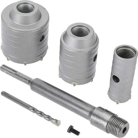 Forets de scie cloche SDS Plus pour béton, ciment, pierre, mur - 65 mm, 50 mm, 30 mm (1/5)