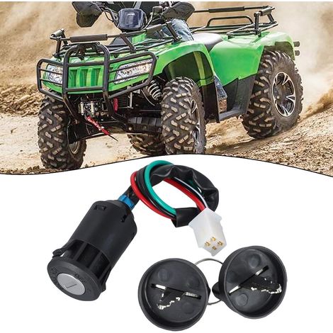 Commutateur d'allumage 4 Fils pour Quad 50cc-125cc Étanche (1/5)