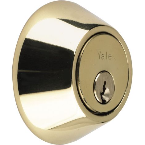Yale P5211 Security Deadbolt in Polished Brass with Enhanced Locking Security