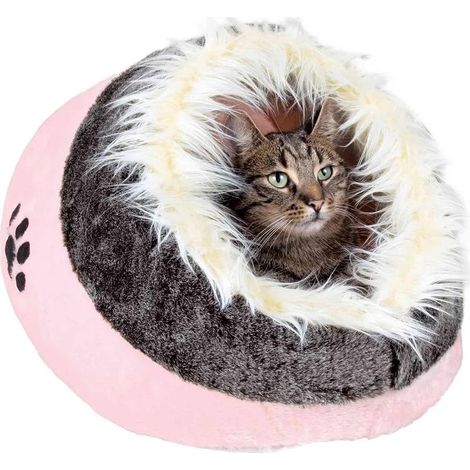 Trixie Cozy Shelter Minou - Bequemes Bett für Tiere in Rosa