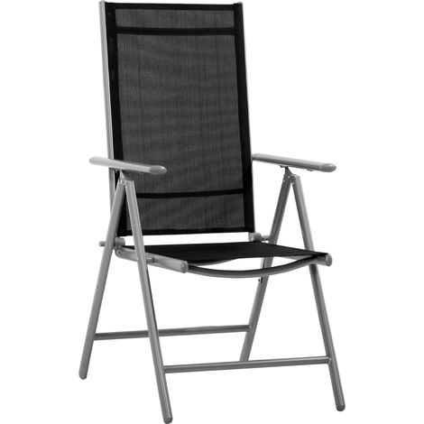 Sedia da giardino easycomfort alluminio pieghevole schienale regolabile (1/5)