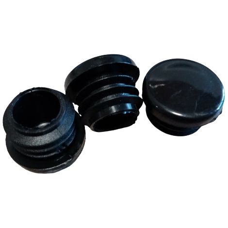 Bouchon intérieur pour profilé de tuyau, diamètre 21,3 1/2 po, 50 pièces, noir (1/5)