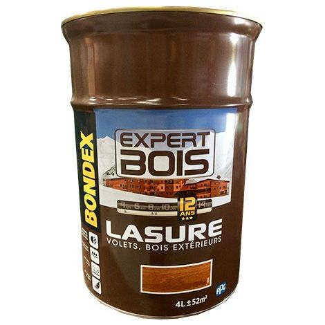 BONDEX Lasure Expert Bois 12 ans Incolore 4 L (1/2)