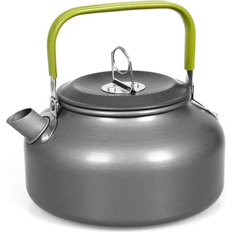 Bouilloire de camping en alliage d'aluminium, cafetière compacte et légère (1/5)
