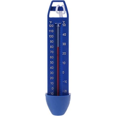 Thermometer, Wassertemperatur, Poolthermometer mit Seilzug, robust für den Innen- und Außenbereich, klein, von DEBUNS (1/5)