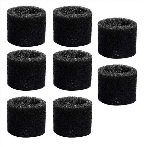 Lot de 8 mousses de rechange pour diffuseur de silencieux d'aspirateurs eau et poussière (1/5)