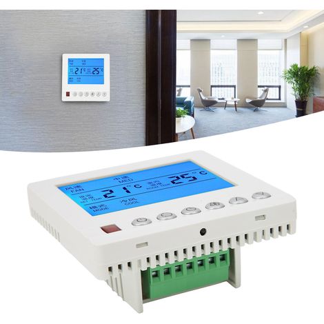 Thermostat intelligent AC220V pour climatisation centrale, réglage de la température de l'eau, thermostat à trois vitesses pour intérieur (1/5)