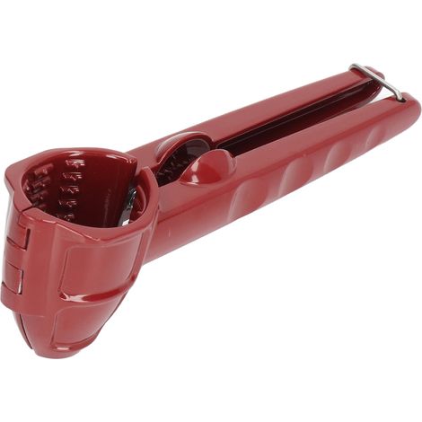 Casse-noix multifonction en aluminium rouge en forme de coupe, ouvre-noix pour noix, châtaignes et graines de melon (1/5)