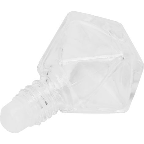 Flacon Roll-on 8ml Rechargeable pour Huiles Essentielles - Flacon Vide Aromathérapie avec Bouchon Argenté (1/5)