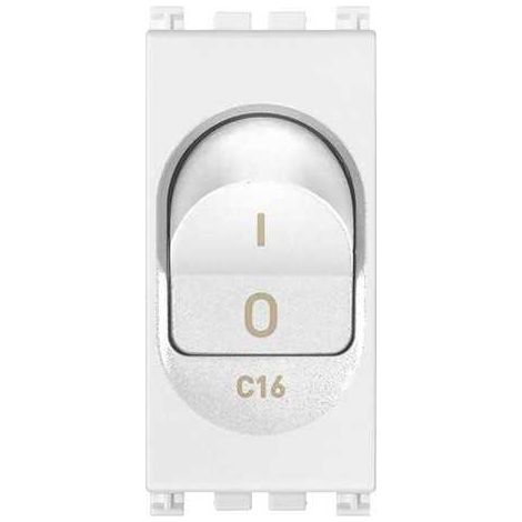 19405.16.B Interruptor Mt 1P+N C16 120-230V Blanco Arkè