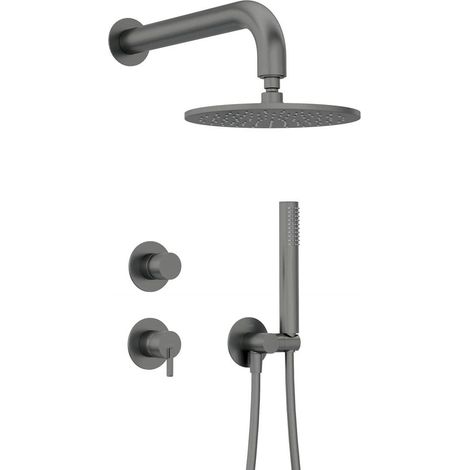 Deante Set de douche Silia couleur titane élégant (1/2)