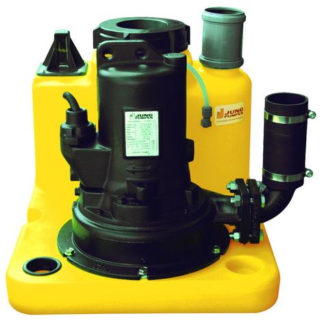 Système de relevage des eaux usées COMPLI 120/2 M 400 V avec système de coupe Multicut