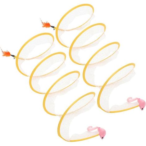Lot de 2 jouets amusants pour chats : tunnel, jouets à griffer, jouets pour chats d'intérieur. (1/5)