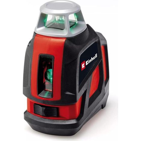 Einhell 2270119 TE-LL 360 G Livella lineare Laser verde 40 m Autolivellamento ±4° Precisione 0,5 mm-m colore Nero Rosso