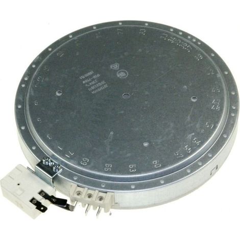 Placa radiante (diÃ¡m. 200) 1700/750W 72X0823 BRANDT