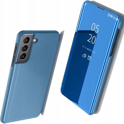 Transparente Schutzhülle für Samsung Galaxy S22+ (S22 Plus) Blau (1/5)