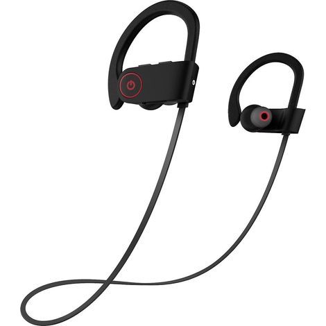 Bluetooth-Kopfhörer mit Mikrofon, kabellos und geräuschunterdrückend, wasserabweisend (IPX7), HD-Stereo, schweißresistent. (1/3)