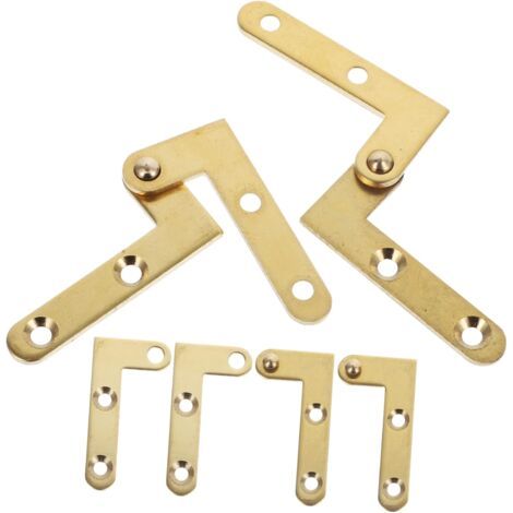 4 Ensembles Haut Et Bas Charnière De Porte Pivotante Rotation Du Matériel De Porte Charnières De Pivot De Porte Cachées Charnière De Pivot De Porte À 360 Degrés Charnières De (1/5)