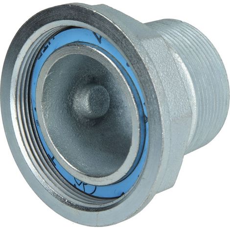 Raccord pour compteur gaz, droit 2’’, galvanisé