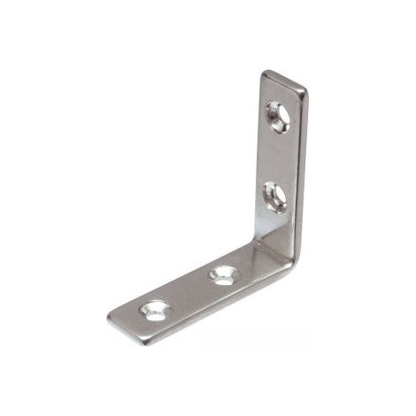 Equerre 46X46X20 4 Trous Inox A2 - 2 pièces (1/2)