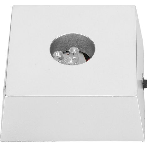 Petit pied de lampe trapézoïdal, accessoires pour lampe tour en cristal, lumière à sept couleurs changeantes (1/5)
