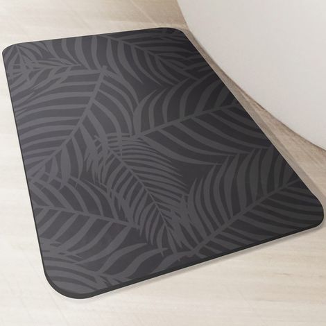 Tapis De Bain - 40 x 60 cm - En Terre Diatomée Et Caoutchouc Anti-dérapant - Absorbant Et Rapide Séchage - Pour Salle De Bain (1/5)