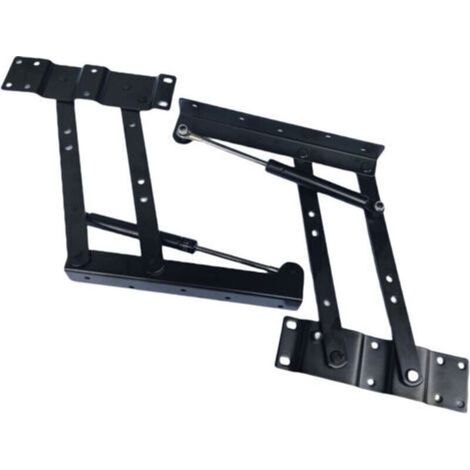 2 Pièces Ressorts pour Charnières de Meubles, Relevage Avec Ressort Charniere, Acier Laminé à Froid Charniere Relevable pour Table Basse, Table, Accessoire Lit Escamotable (1/4)