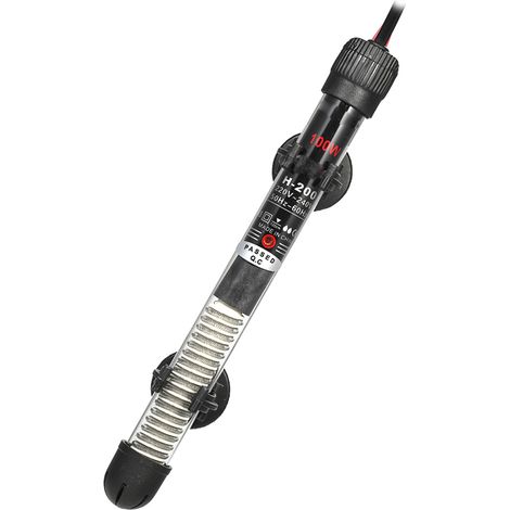 Résistance chauffante submersible pour aquarium en verre, réglage de la température, 220-240 V (1/5)