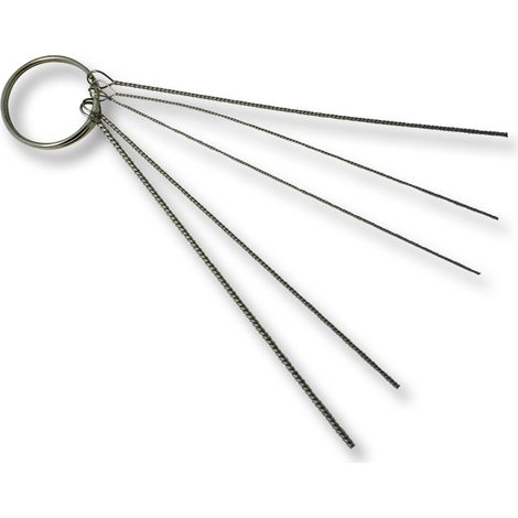 Airbrush Kit de fil de nettoyage pour buses Lot de 6 (1/5)