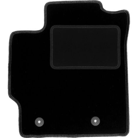 Tapicería negra mate para el asiento del conductor de: Toyota Corolla E16 sedán y hatchback (2013-2019)