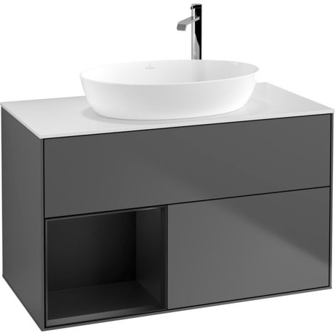Villeroy & Boch F891PDGK Meuble sous-lavabo Finion F89 (1/2)