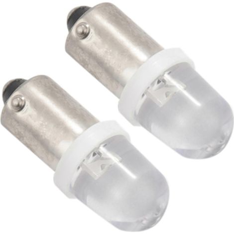 Lot de 40 ampoules LED à baïonnette BA9S 1895 H6W 53 57 pour lampe de lecture de voiture, 12 V, blanches (1/5)