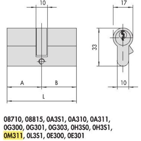 CILINDRO CISA ASTRAL TEKNO iNOVATE CON TESSERA DI PROPRIETA MM.120 60-60