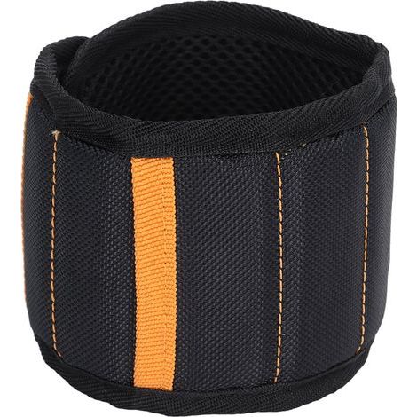 Bracelet à Outils Magnétique, Bracelet Magnétique pour Projets de Bricolage et Travail du Bois – Tissu Oxford avec Aimants Puissants – Taille 9 X 38 Cm, Ceintures à Outils (1/5)