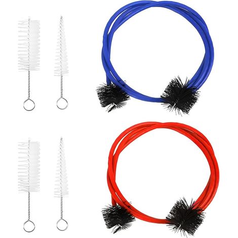 2-teiliges kleines Reinigungsset, kleine Reinigungswerkzeuge, kleines Reinigungsset, kleines Mundstück-Ersatzreinigungsbürstenset (1/5)
