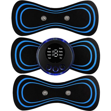 Nouveauté 2023 - Mini masseur électrique pour la nuque et le dos, patch de massage cervical EMS, soulage la douleur, portable - AquaForge (1/4)