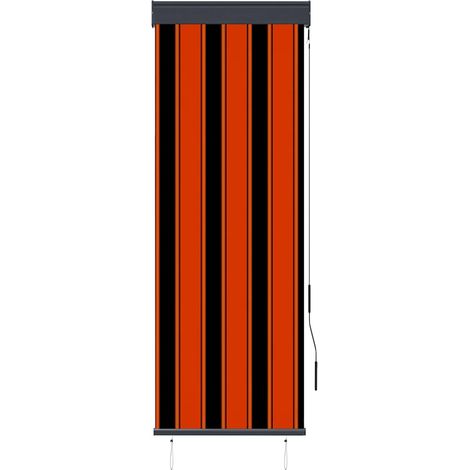 Maison Exclusive - Estor enrollable de exterior naranja y marrón (1/5)