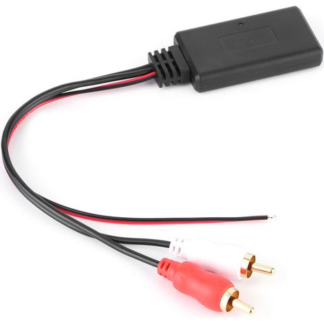 Jeffergarden Adaptateur universel Bluetooth sans fil, prise audio AUX 2 RCA, connecteur pour autoradio (1/5)