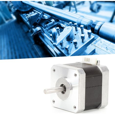 24V/1,5A Nema 17 2-Phasen-Schrittmotor 0,4 Nm 1,8° Industrie-Steuerungs-Schrittmotor (1/5)
