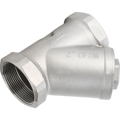 Filtre en Y 2 pouces DN50 en acier inoxydable, accessoire de filtre de Type Wye pour eau, pétrole et gaz (1/5)