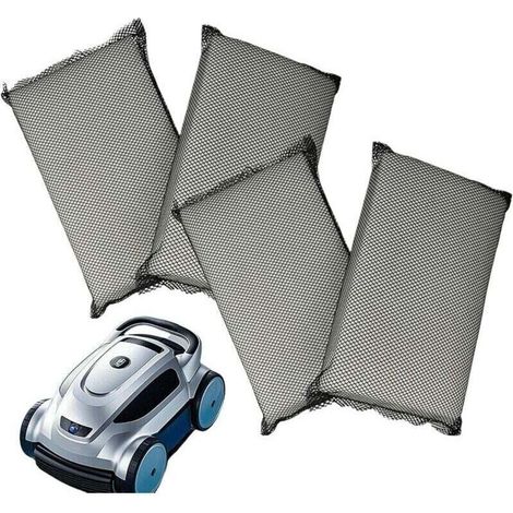 Filtres piscine compatibles Evolution Power 4 – Lot de 4 coussinets filtrants en polyester, dimensions 25 x 16 x 4 cm (1/4)